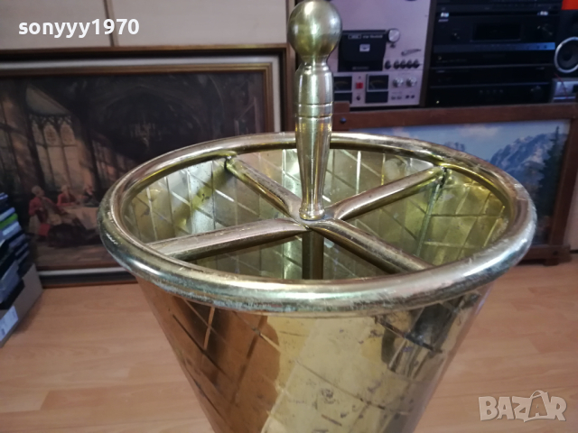 ПОСТАВКА ЗА ЧАДЪРИ В ЦВЯТ ЗЛАТО ОТ ГЕРМАНИЯ 1403241215, снимка 12 - Антикварни и старинни предмети - 44759757