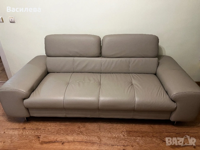 Кожен диван от естествена кожа , снимка 2 - Дивани и мека мебел - 54226687