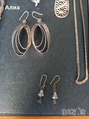 Сребърни бижута, снимка 15 - Бижутерийни комплекти - 33683470