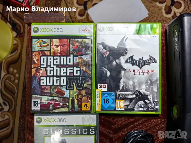 Xbox 360 slim + GTA и Assassin's creed , снимка 6 - Xbox конзоли - 49602072