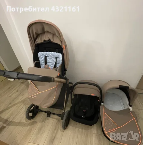 Бебешка количка Chipolino elite 3в1. , снимка 14 - За бебешки колички - 56369549