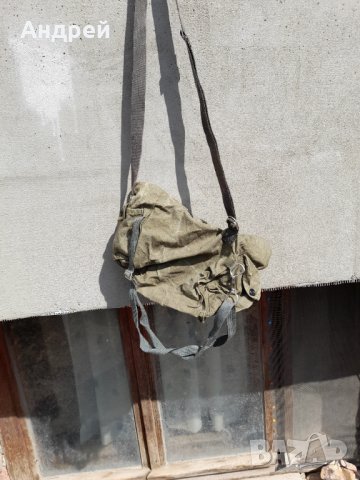 Стара торба от противогаз #4, снимка 3 - Антикварни и старинни предмети - 34067674
