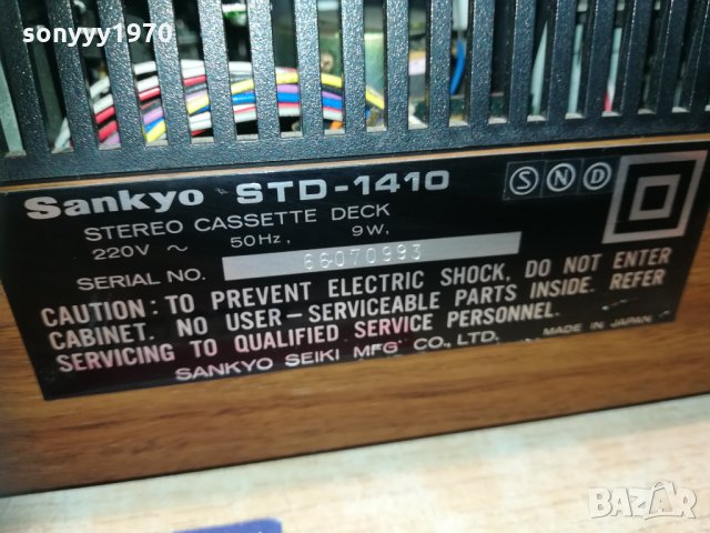 sankyo std-1410 deck-made in japan-внос switzweland 1010202130, снимка 18 - Декове - 30374841