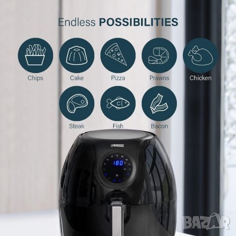 Уред за здравословно готвене Princess, 5.2л., 1700W, снимка 3 - Фритюрници - 42228909