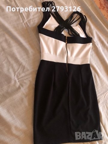 Къса рокля с ефектен гръб , снимка 4 - Рокли - 30279243