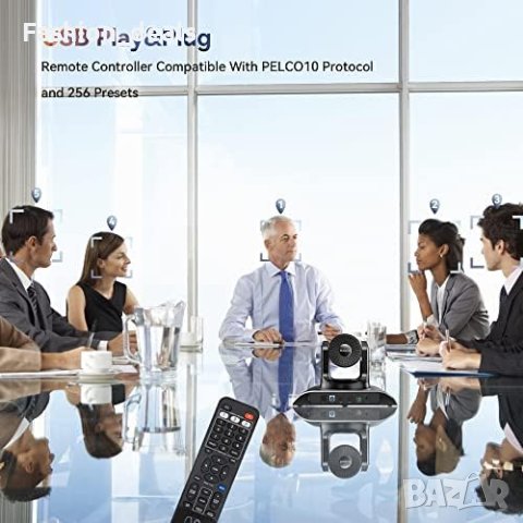 Нова Tenveo PTZ камера 1080P за стрийминг разговори конференция срещи, снимка 6 - HD камери - 42160674