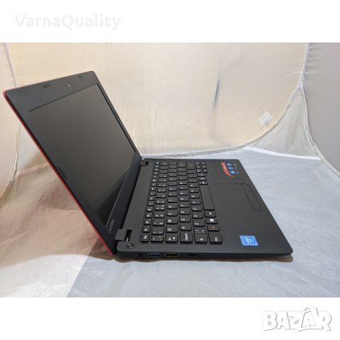 11.6" Пъргав червен лаптоп Lenovo Ideapad 110S, 128GB SSD (гаранция), Bluetooth, HDMI, 5ч. батерия, снимка 3 - Лаптопи за работа - 40762817