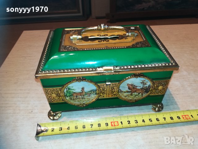 поръчана-метална кутия/касичка-внос франция 1702211804, снимка 5 - Антикварни и старинни предмети - 31854182