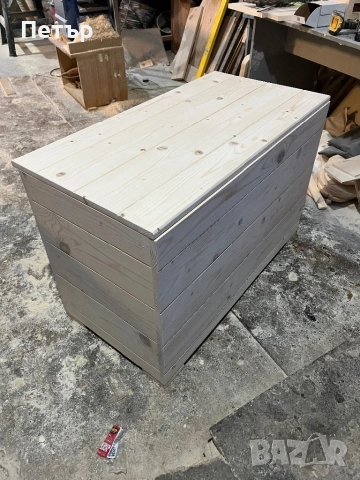 Ракла,сандък изцяло от масив,чам, снимка 5 - Ракли - 52775141