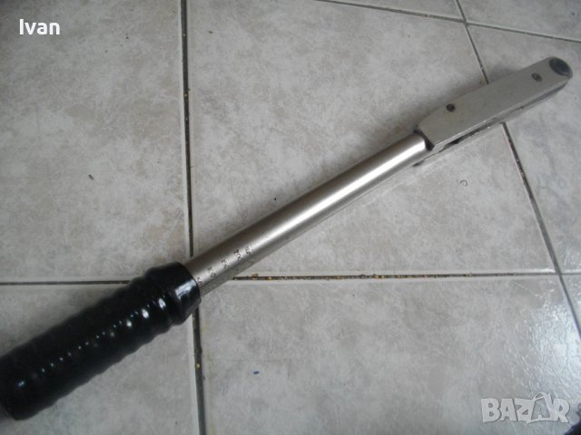 Английски 1/2 Захват 50-225 Nm-Динамометричен Ръчен Ключ-За Тежки Натоварвания-60см-2,0 кг-BRITOOL , снимка 2 - Други инструменти - 40151468