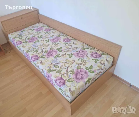 Единично легло с ракла и еднолицев матрак комплект, снимка 2 - Спални и легла - 55999119