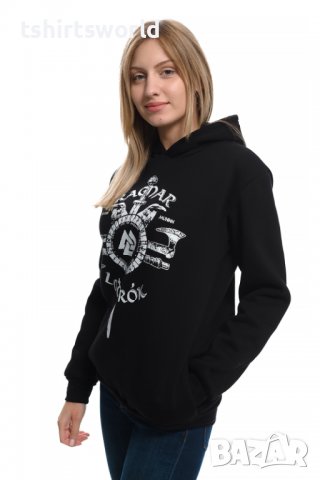 Нов дамски суичър с трансферен печат Рагнар Лодброк, сериала Викинги, снимка 3 - Суичъри - 37007502