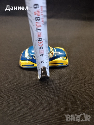 Малка метална количка, снимка 5 - Антикварни и старинни предмети - 52919292