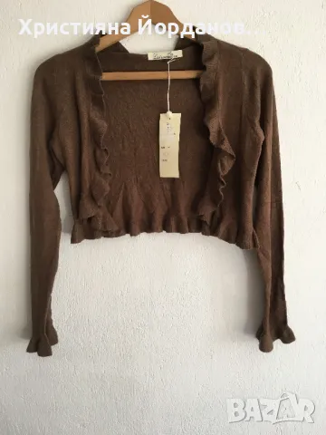 Нежна кашмир жилетка с етикет