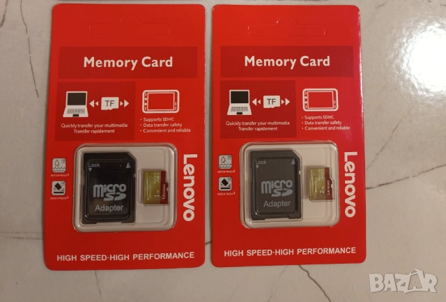 Micro SD карта с памет Lenovo 1TB,2TB Class 10 MicroSD карта, Memory card, снимка 2 - Карти памет - 46526699