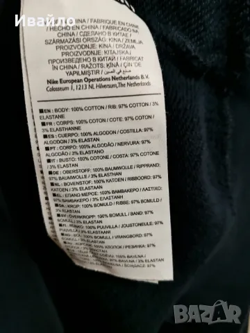 Nike Sportswear Pull-Over Crew Neck Men Sweatshirt Navy. , снимка 3 - Блузи - 47620323