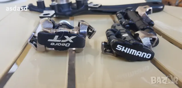 Курбел FSA Gossamer, педали автомати Shimano XT, снимка 6 - Части за велосипеди - 50337782
