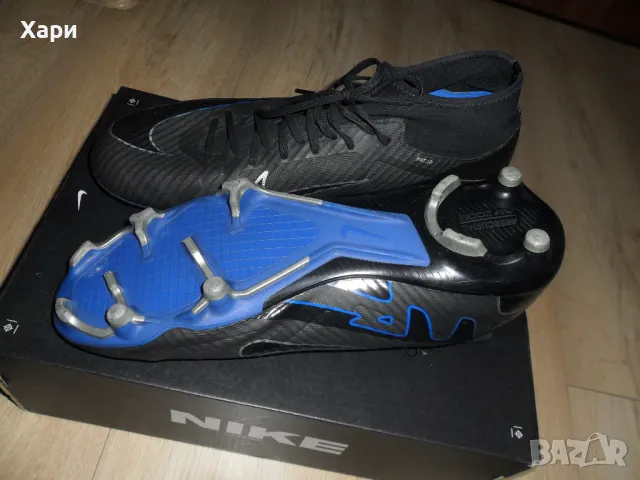 Футболни обувки NIKE AIR ZOOM ACADEMY FG/MG №45, снимка 3 - Спортни обувки - 48115706