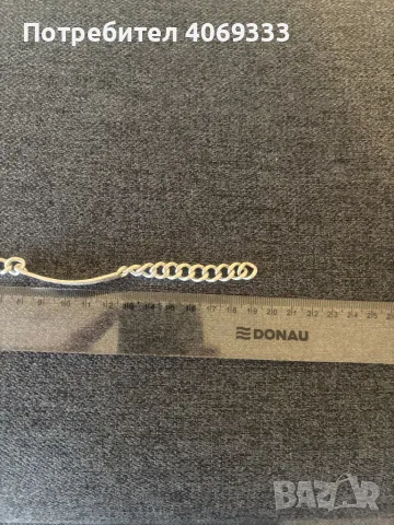 Сребърна гривна 25.30гр , снимка 3 - Гривни - 49910521