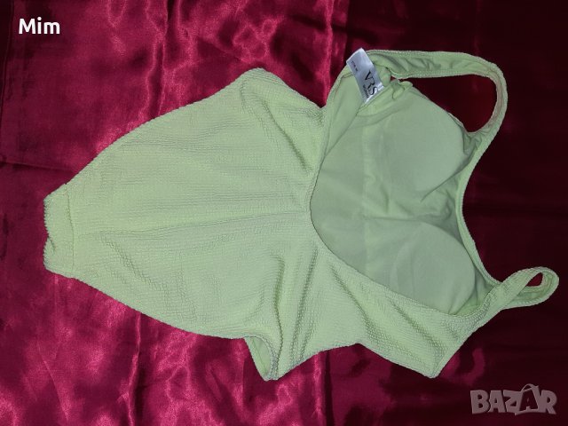 VRS M Зелен еластичен цял бански , снимка 6 - Бански костюми - 40598909