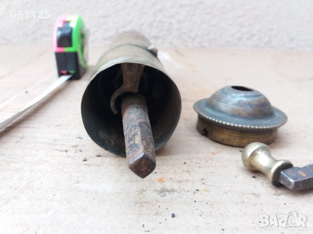 масивна брнзова кафемелачка - османска с маркировка , снимка 6 - Антикварни и старинни предмети - 31577843