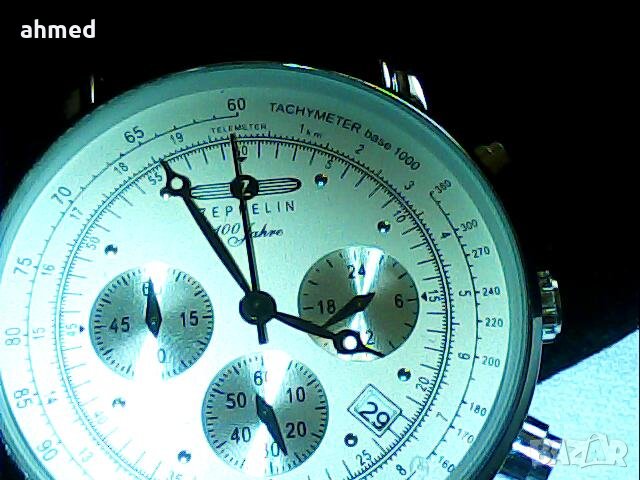 много красив 4асовник zepplin kronograph100% original, снимка 1 - Мъжки - 42774138