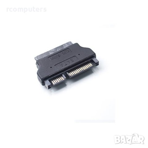 Преходник SATA-Micro SATA-SATA 22 pin F - Micro SATA 16 pin M 1.8 inch