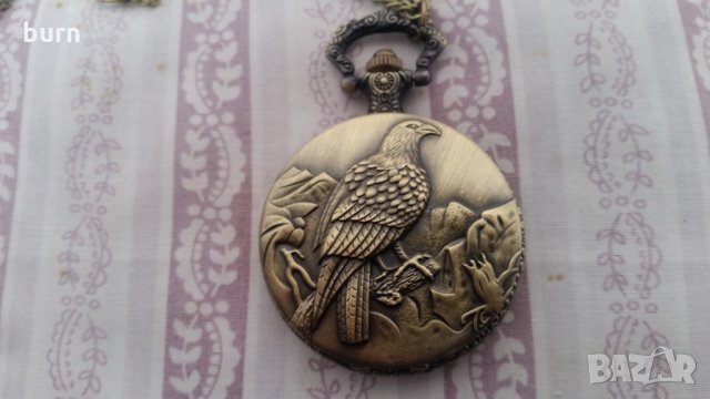 Уникален бронзов  скулптурен джобен часовник, Кварцови ретро , снимка 11 - Мъжки - 31628356