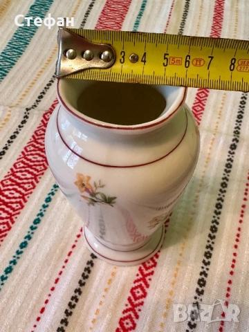 Порцеланова ваза , снимка 3 - Вази - 52114189