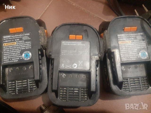 Акумулаторни машини АЕГ 18v, снимка 4 - Винтоверти - 36999695