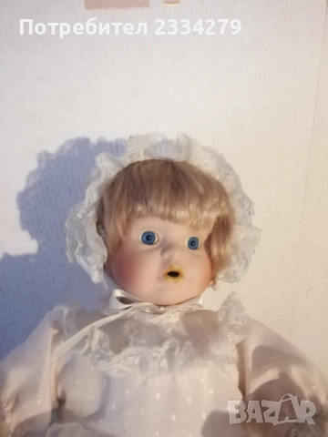  Порцеланови кукли,колекционерски, дължина 32см., снимка 5 - Колекции - 35281925