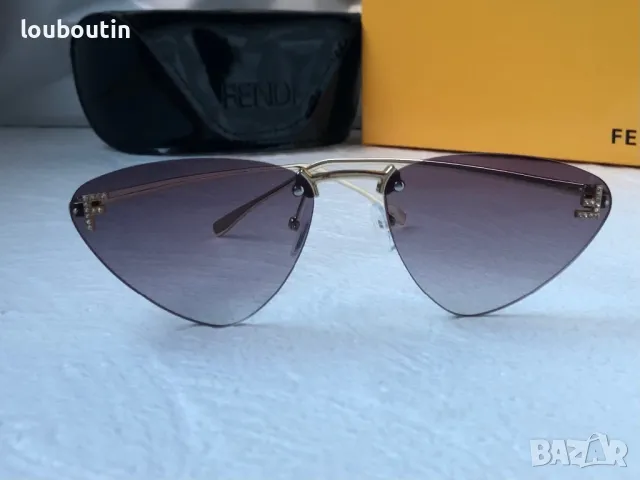 Fendi Дамски слънчеви очила тъиъгълни 3 цвята , снимка 16 - Слънчеви и диоптрични очила - 47669507