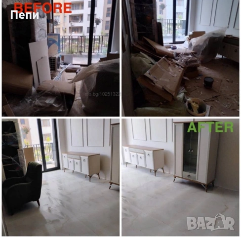 Почистване след строеж, саниране или строителен ремонт