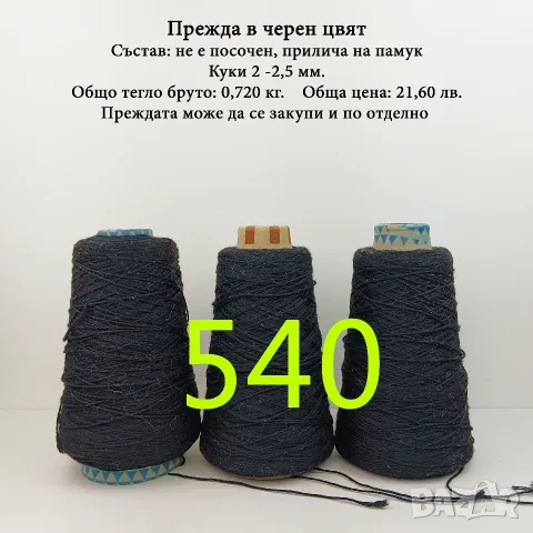 Висококачествени италиански прежди на бобини