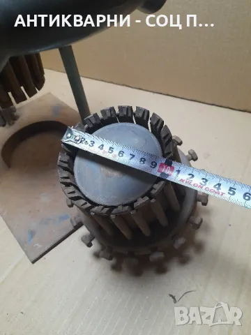 Соц Стара Ръчно Изработена Ръчна Машина Тегло 16кг., снимка 18 - Антикварни и старинни предмети - 48910866