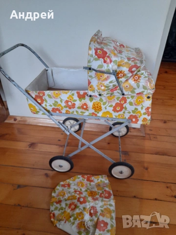Стара детска количка за кукли #6, снимка 2 - Антикварни и старинни предмети - 54229941