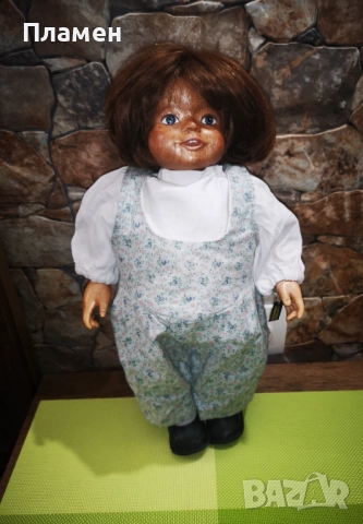 Колекционерска кукла 1987 ZASAN WOOD HABENE SWITZERLAND , снимка 3 - Колекции - 51946197