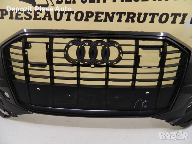 Предна броня Audi Q7 4M facelift S-Line, 2020, 2021, 2022, 2023, 2024, оригинален код 4M0807437Q, снимка 4 - Части - 52489580