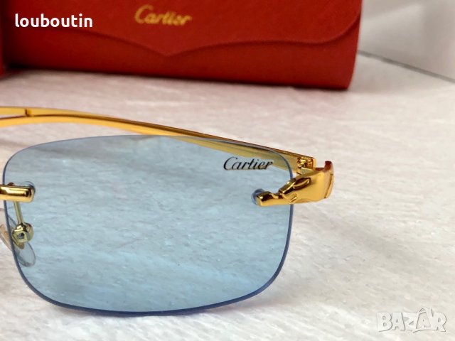 Cartier висок клас прозрачни слънчеви очила Мъжки Дамски слънчеви, снимка 9 - Слънчеви и диоптрични очила - 42759621