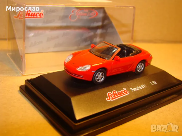 SCHUCO H0 1/87 PORSCHE 911 МОДЕЛ КОЛИЧКА, снимка 4 - Колекции - 48556965