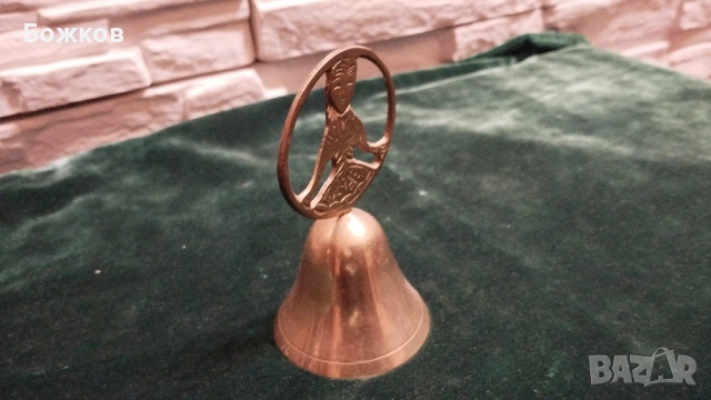 камбанка месинг, снимка 2 - Антикварни и старинни предмети - 52547539