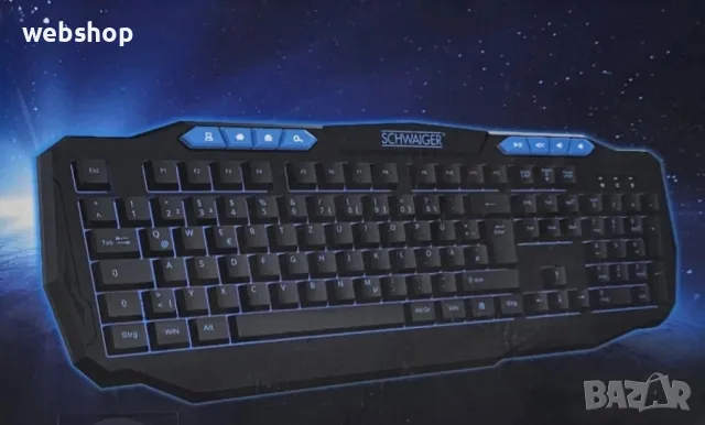 Геймърска Клавиатура за игри  SCHWAIGER GT200, снимка 1