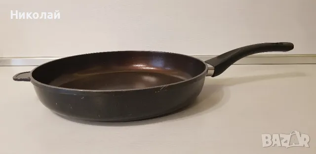 Голям алуминиев тиган, снимка 3 - Съдове за готвене - 50037374