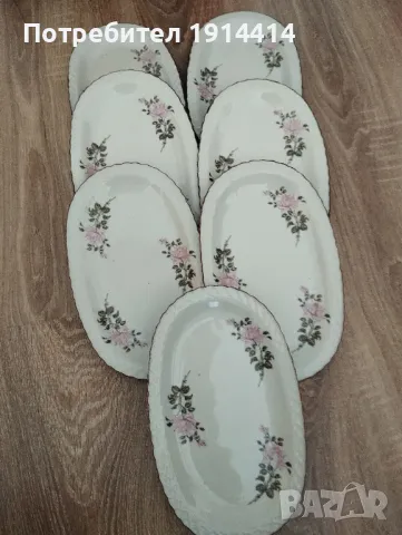 Едновремешни порцеланови чинии, снимка 3 - Чинии - 49754422