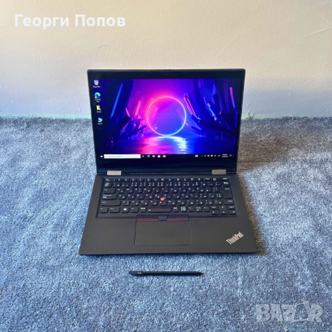 Lenovo X390 YOGA - 13.3''FHD Touchscreen, i5-8365u, 16GB RAM DDR4, снимка 3 - Лаптопи за работа - 53072155