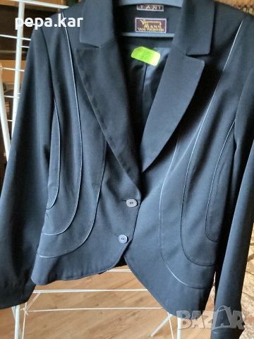 Сако и пола черни 42-44 Tani fashion, снимка 6 - Сака - 54004659