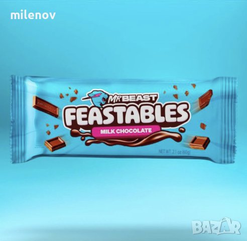 Feastables шоколада на mr beast шоколад, снимка 1 - Други - 44329581