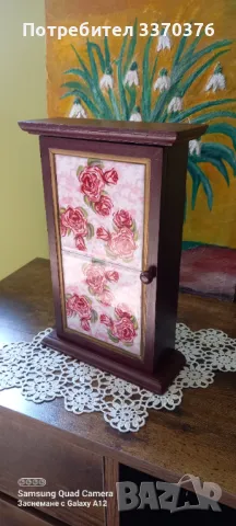 2 в 1-кутия за ключове и декорация за стена, снимка 4 - Декорация за дома - 49447204