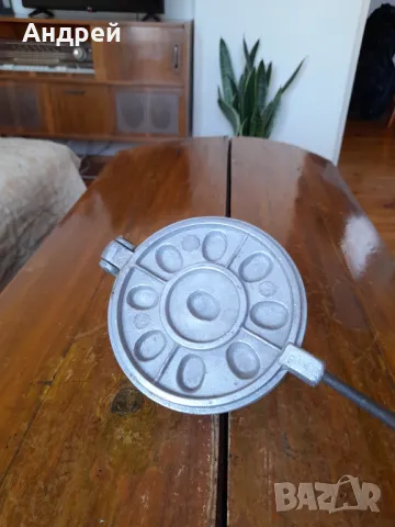 Стар уред за печене на сладки,Орехчета #6, снимка 2 - Антикварни и старинни предмети - 47334110