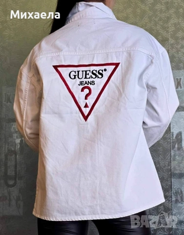 Дамско дънково яке Guess - 33€, снимка 2 - Якета - 53081439